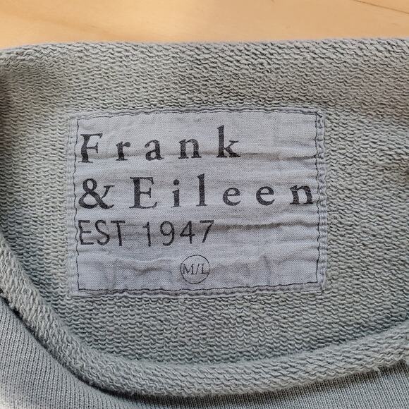 Frank & Eileen Ella The Easiest Dress Sage Green Triple Fleece Size Medium Large - Picture 8 of 10